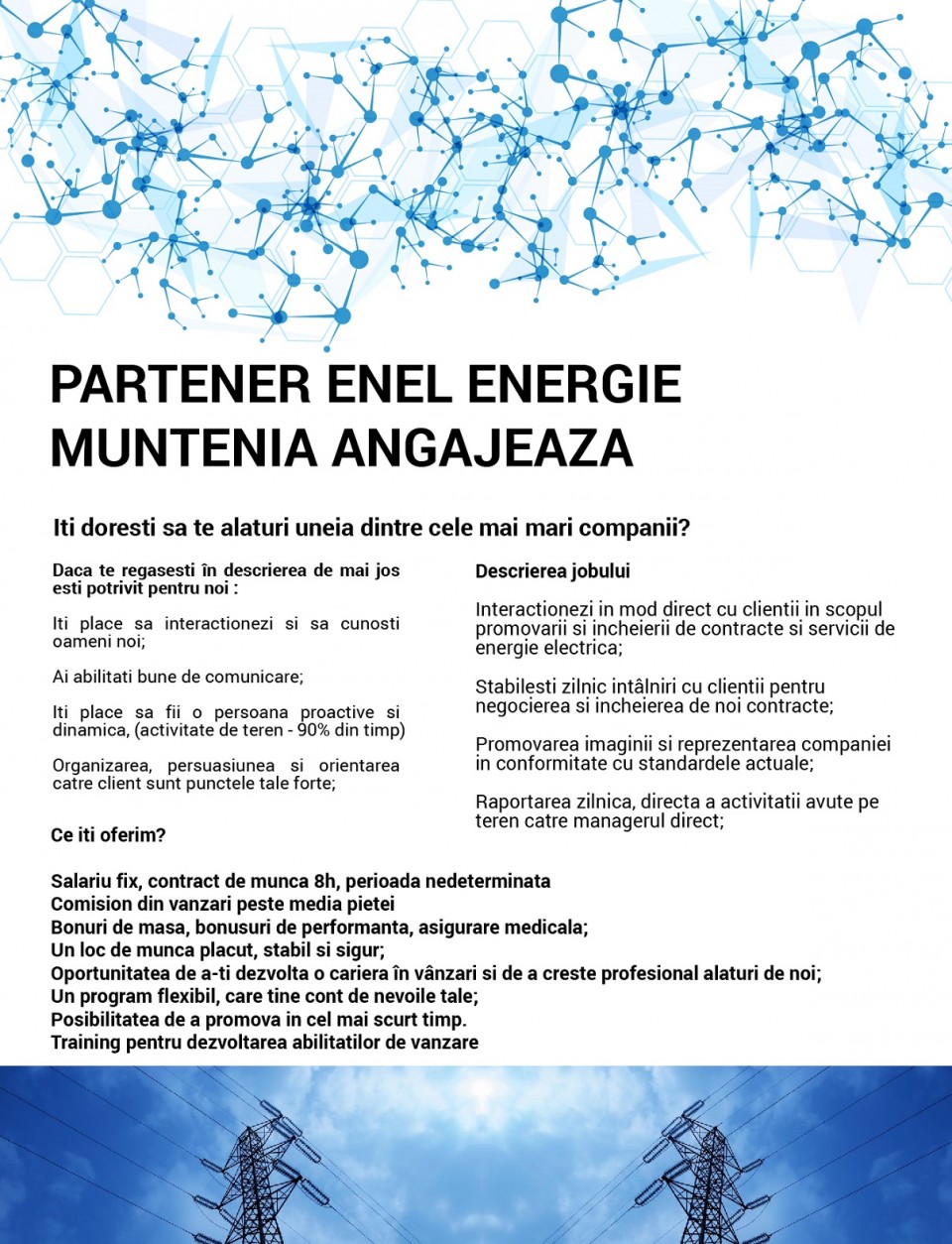 Agent Vanzari Enel Energie Muntenia Confidential Aplica Pe Ejobs